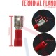 Terminal Mediana Aislada Plana AWG 22-16