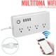 Multitoma Inteligente WIFI 4 Salidas 10A con Supresor de Picos