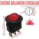 Suiche Balancin Rojo Piloto 3 Pines 10A