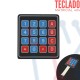 Teclado Matricial Membrana 4X4