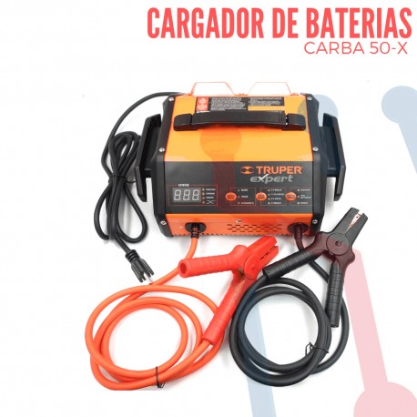 Cargador para Baterias de 6 y 12V Automatico con Arrancador