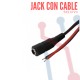 Jack con Cable 5x2.1mm