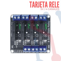 Tarjeta Relé de Estado Sólido 4 Canales