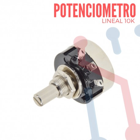 Potenciómetro Lineal 10KΩ 0.25W PLC10K