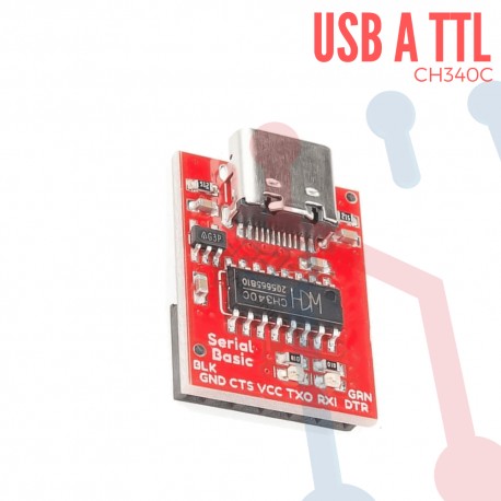 Conversor USB a TTL a 3.3V y 5V
