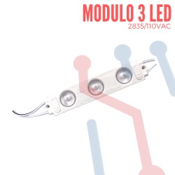 Modulo Led 2835 x 3 Blanco Frio 110V AC