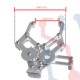 Pinza robotica metalica