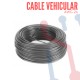 Cable Vehicular AWG 24 Gris X Metro