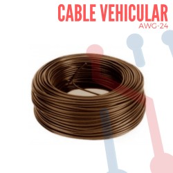 Cable Vehicular AWG 24 Cafe X Metro