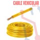 Cable Vehicular AWG 24 Amarillo X Metro
