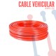 Cable Vehicular AWG 24 Naranja X Metro