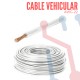 Cable Vehicular AWG 22 Blanco X Metro
