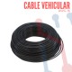 Cable Vehicular AWG 20 Negro X Metro
