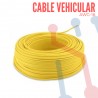 Cable Vehicular AWG 16 Amarillo X Metro