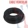 Cable Vehicular AWG 14 Negro X Metro