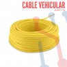 Cable Vehicular AWG 14 Amarillo X Metro
