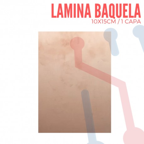Lamina Cobrizada en Baquela 10X15