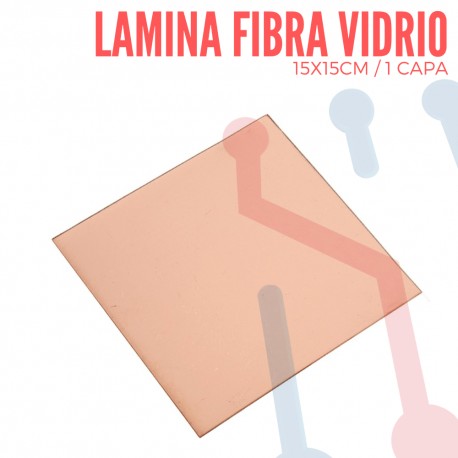Lamina Virgen en Fibra de Vidrio 15x15cm