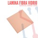 Lamina Virgen en Fibra de Vidrio 10x10cm Doble Capa