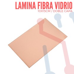 Lámina Virgen en Fibra de Vidrio 10x15cm Doble Capa