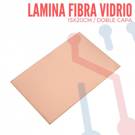Lamina Virgen en Fibra de Vidrio 15x20cm Doble Capa