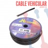 Cable Vehicular AWG 6 Negro X Metro