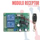 Módulo Receptor 2CH 433Mhz (110V AC)