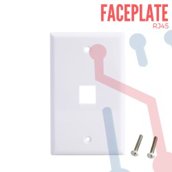 Faceplate para Jack RJ45