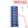 Tarjeta relé optoacoplada x 8 salidas