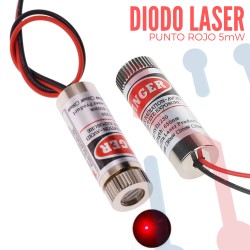 Diodo Laser 5mW Punto Rojo