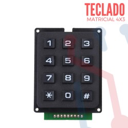 Teclado Matricial 4x3 Negro