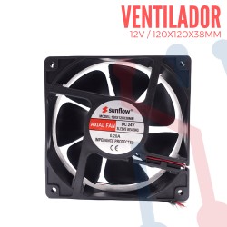Ventilador 24V 120x120x38mm