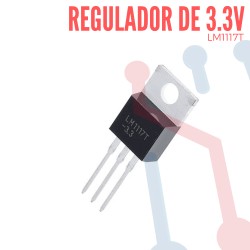 Regulador de Voltaje 3.3V/800mA (LM1117T)