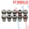 Kit 10 Boquillas ER16 para Mandril