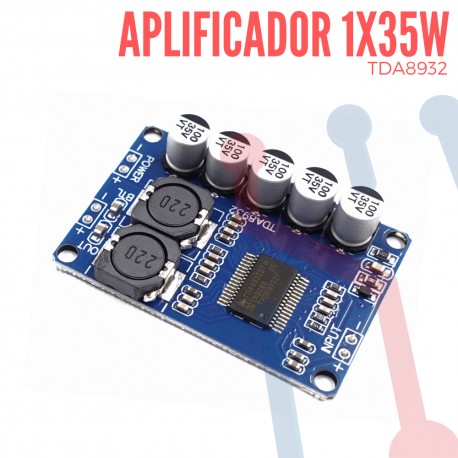 Amplificador Audio 35W (TDA8932)