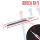 Broca en V 10 Grados 0.2mm