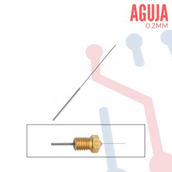 Aguja de Limpieza para Boquilla de Extrusor 0.2mm