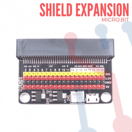Shield de Expansión GPIO Micro: Bit