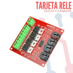 4 CanalesTarjeta Relé Mosfet IRF540