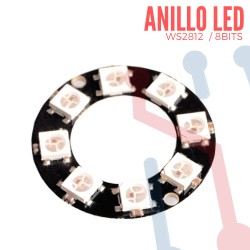 Anillo LED RGB WS2812 (8BIT)