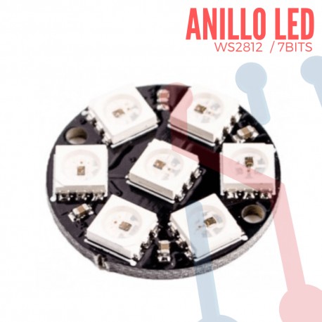 Anillo LED RGB WS2812 (7BIT)