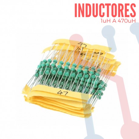 Kit de Bobinas 12 Valores 120PCS