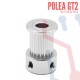 Polea Dentada GT2 16 Dientes Eje 5mm Correa 10mm