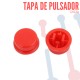 Tapa B3F Roja para Pulsador 12x12x7.3mm
