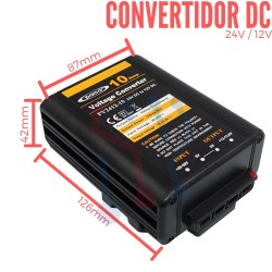 Convertidor 24V/12V DC 10A PACO