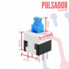 Pulsador 8x8mm