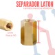 Separador de Cobre Hembra-Hembra 6mm