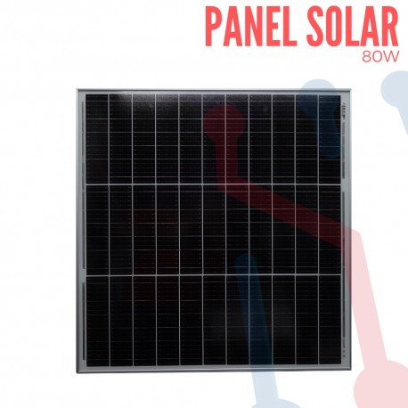 Panel Solar de Intemperie 80W