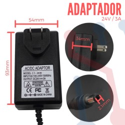 Adaptador de voltaje 24V 3A