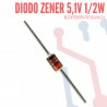 Diodo Zener 5,1V 1/2W (BZX55B5V1) (10 Pcs)